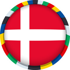 Obraz premium Denmark Flag