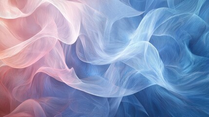 Fototapeta premium Colorful Abstract Background with Soft Flowing Fabric Texture