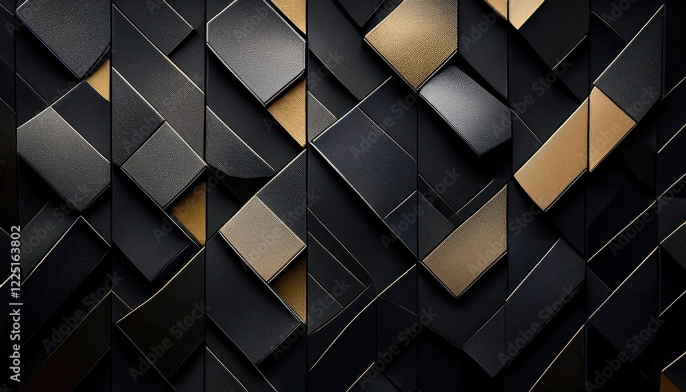 Poster striking abstract vintage noir texture background with geometric shapes a blend of retro and modern,