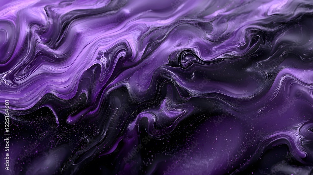 Wall mural abstract gradient background with black, purple, black as colors