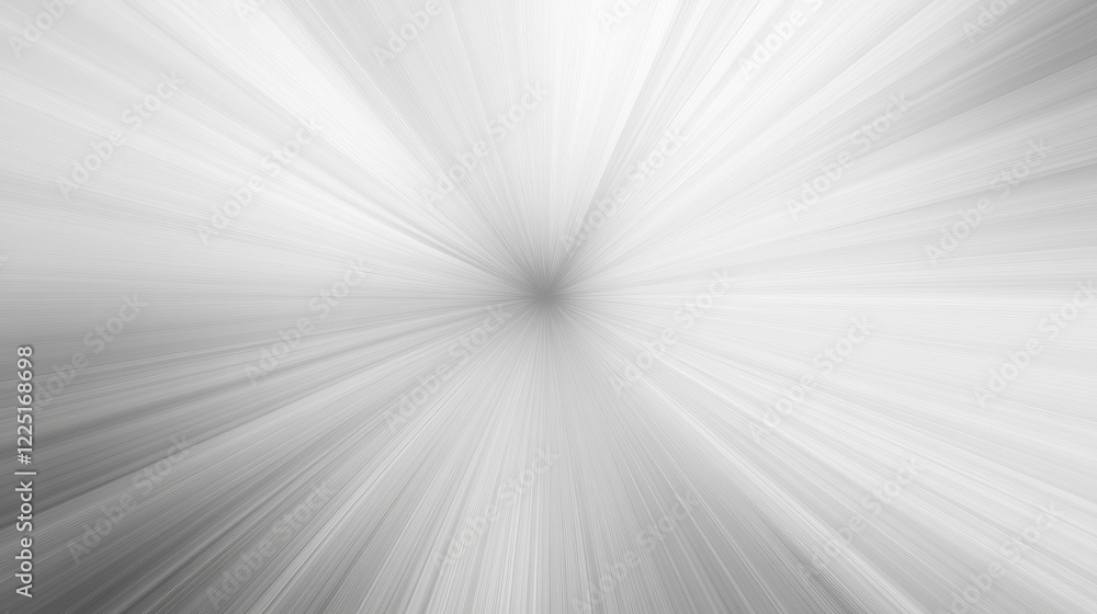 Poster Blank light grey blurred background with radial gradient. Studio room backdrop. vignette photo effect. White gray empty template gradient illustration