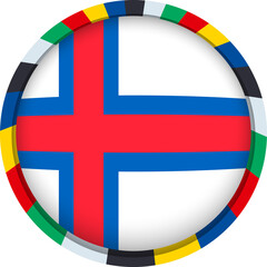 Obraz premium Faroe Islands Flag