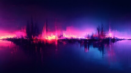 abstract gradient background with black, purple, black as colors