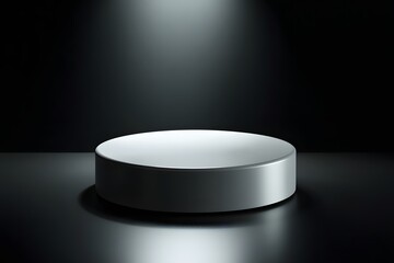 empty stage with spotlight