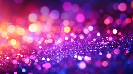 Sunny summer bright sweet multicolor blurred Background. Purple, ultraviolet, violet, red - fashion pop art gradient mesh. Trendy hipster out-of-focus effect. Horizontal Layout.