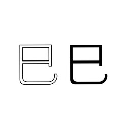 Snake zodiac symbol in black and white