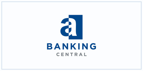 a, aa Banking Logo design inspiration	