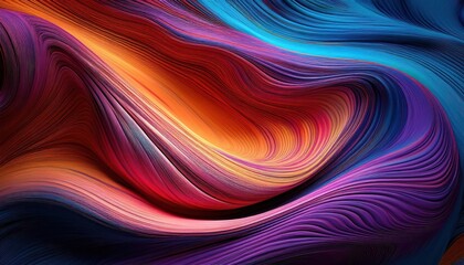 Vibrant Psychedelic Waves An Immersion into a Mesmerizing Abstract Texture, Depicting a Whirl of Colors and Patterns, Perfect for Artistic Exploration and Digital Design.