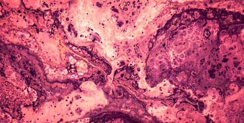 Grunge and Ocean Parchment Texture in Artistic Water Painting