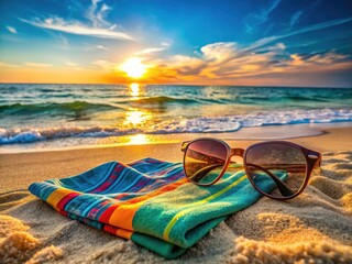 Obraz premium Capture the beauty of Lido Beach, Venice with high-resolution images of its breathtaking sunsets, azure waters, and golden sands.