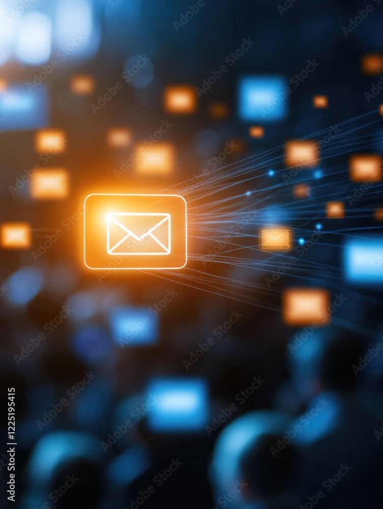 Poster email communication strategy digital workspace infographic virtual environment overview enhancing en