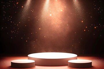 stage with spotlight