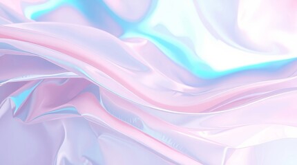 Holographic Neon background ,Colorful psychedelic Abstract. Pastel color waves for Background