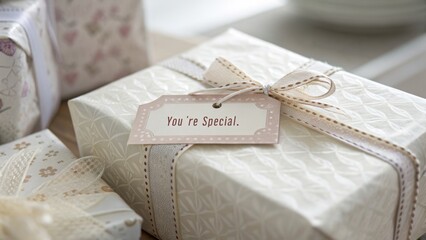 Thoughtful Gift with "You're Special" Tag
