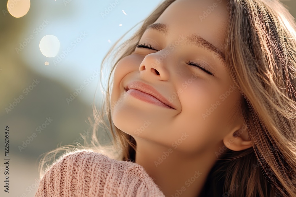 Poster capture the essence of joy with this radiant happy smile spreading delight and uplifting vibes, with