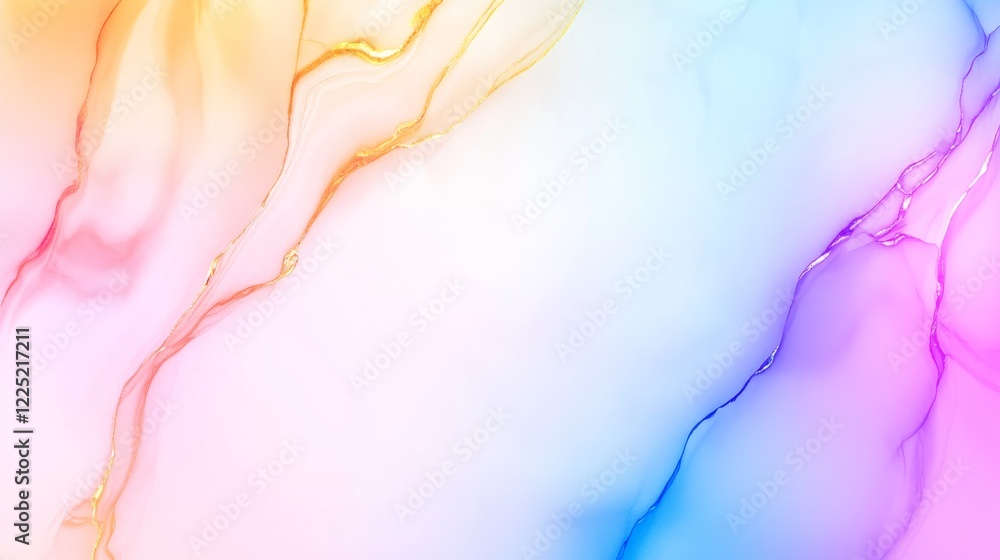 Poster vibrant abstract background showcasing fluid colors blending seamlessly in a mesmerizing pattern