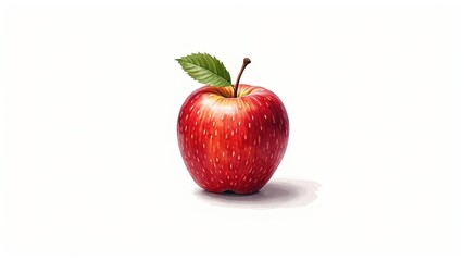 Watercolor Apple PNG Sticker - Education Graphic