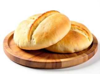 Unleavened Bread on Wooden Chakla - High-Resolution Food Photography
