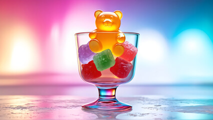 Jelly gummy bear