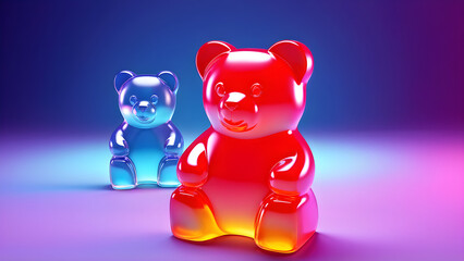 Jelly gummy bear
