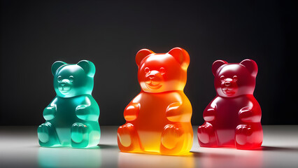 Jelly gummy bear