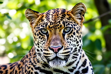 Obraz premium closeup of a leopard