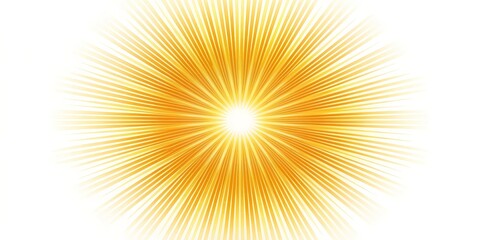 Obraz premium Golden Radiance Burst