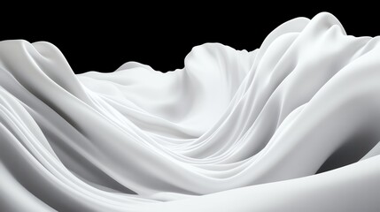 Rolling waves, capturing dynamic motion and foam detail, 3D illustration