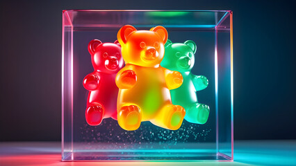 Jelly gummy bear