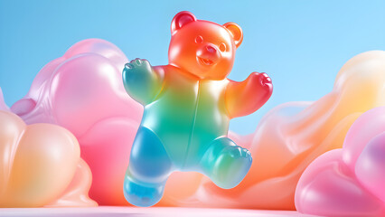 Jelly gummy bear