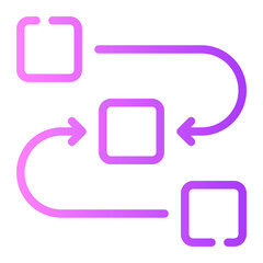workflow gradient icon