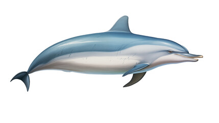 Fototapeta premium Stunning Dolphin Image Perfect for Ocean Life Stock isolated on transparent background