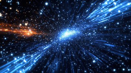 Fototapeta premium High Speed lights, motion trails 