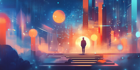 Digital transformation concept