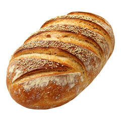 Baking fresh sesame loaf bread artisan bakery food photography cozy kitchen close-up shot