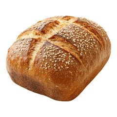 Artisan sesame bread loaf in a cozy kitchen a culinary delight in food photography