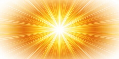 Obraz premium Bright Starburst, Sunburst, Light Rays, Golden Radiance