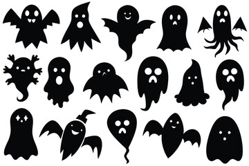 halloween ghost vector illustration