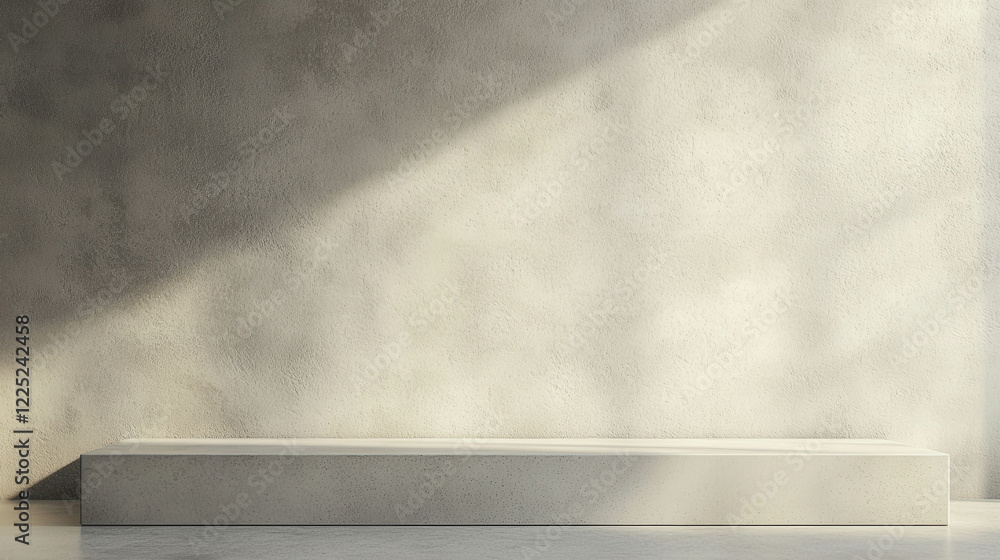 Poster warm stone background with smooth gradient lighting for artistic display and presentation