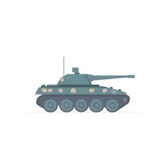 Fototapeta premium russian tank isolated