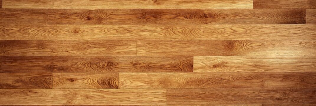 Textured wooden floor with a warm tone and natural grain pattern for a rustic background