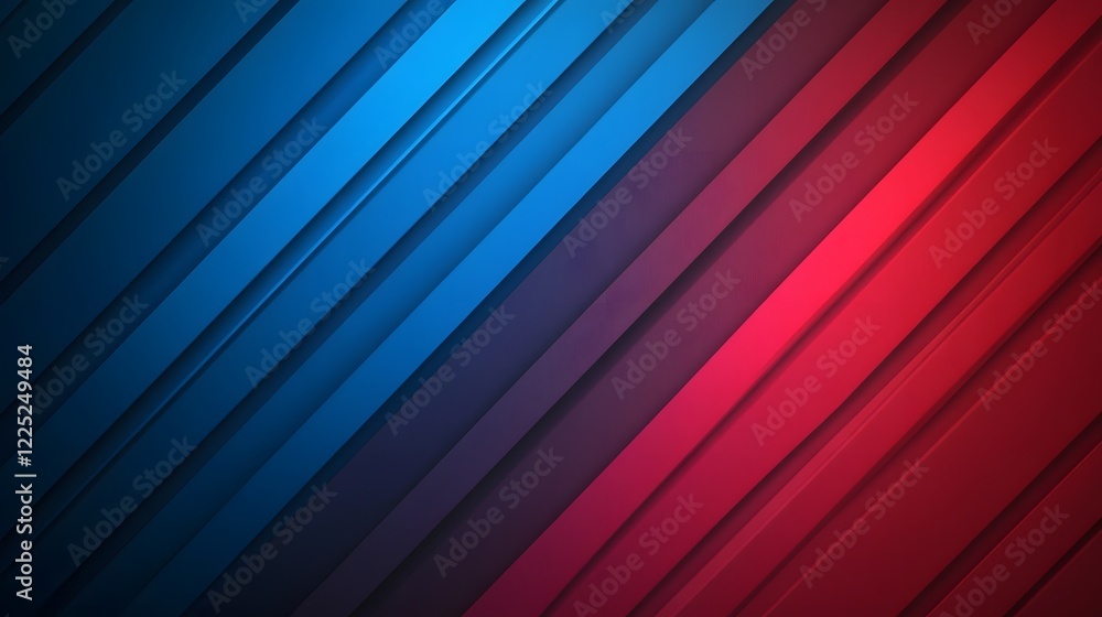 Poster vibrant abstract gradient with digital stripes - versatile background for urgent updates and news