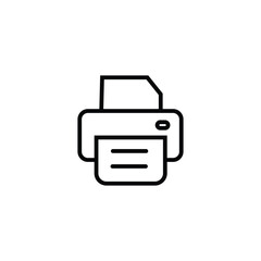 Printer icon,vector illustration. Flat design style. vector Printer icon illustration isolated on White background, Printer icon Printer icons graphic