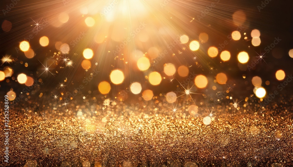 Poster radiant glittering abstract backdrop with shimmering light effects, evoking a dreamy atmosphere for 