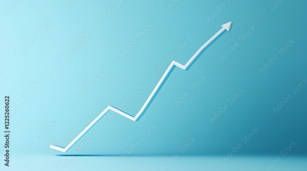 Poster Flowing Line Graph Visualizing Projected Dividend Growth Financial Trends