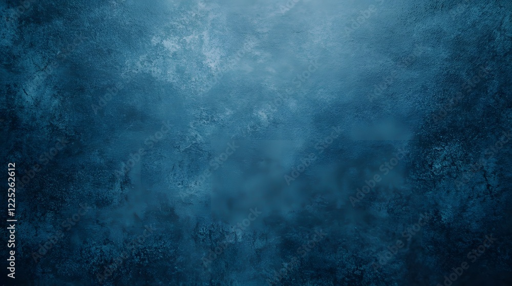 Poster gradient fade of deep blue to black backdrop for global news report