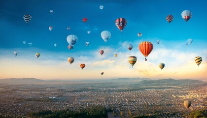 Each balloon carries a wish or dream.  