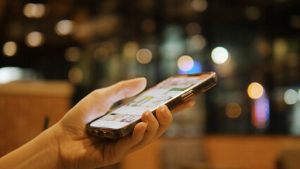 Smartphones for online communication via social media, online work, mobile learning and online...