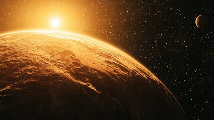 A breathtaking view of Earth from space,