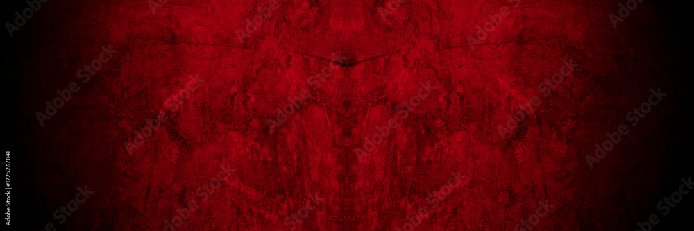 Aufkleber old wall texture cement black red background abstract dark color design are light with white gradien